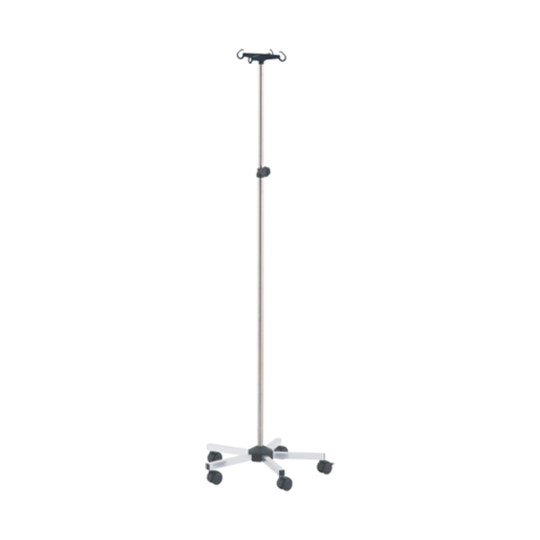 Suporte de Soro em Inox com Regulagem de Altura até 2,20m – SU 0512